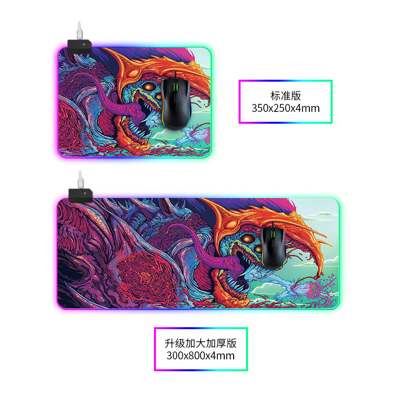 Alfombrilla de Ratón RGB – Mouse Pad Gamer con Memoria de Apagado