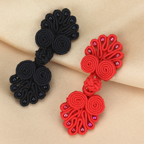 Seven-bead plate buttons, cheongsam buttons, Chinese wedding invitations, handmade retro decoration, ancient costumes, traditional clothes and accessories