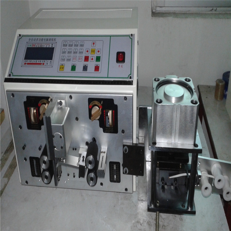 深圳自产自销排线分线自动机 2468红蓝排电脑分线剥皮机