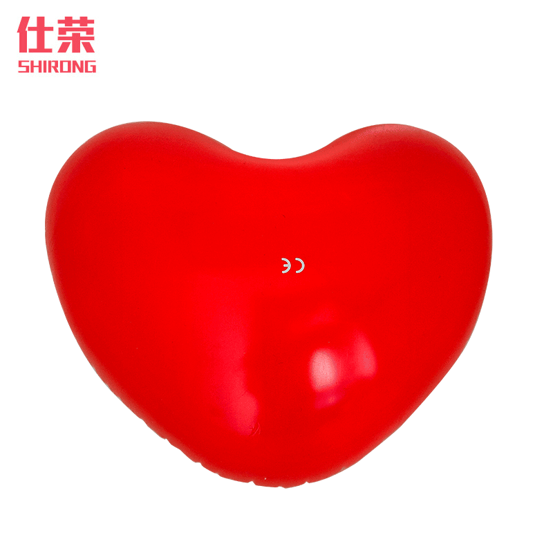 Factory supply love inflatable toy ball thickened PVC beach inflatable swimming toy photography props