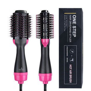 Multifunctional Hot Air Comb Manufacturer for Sales Amazon Cross-Border Two-Four-In-One Negative Ion Dry and Wet Dual-Use Hair Dryer Comb