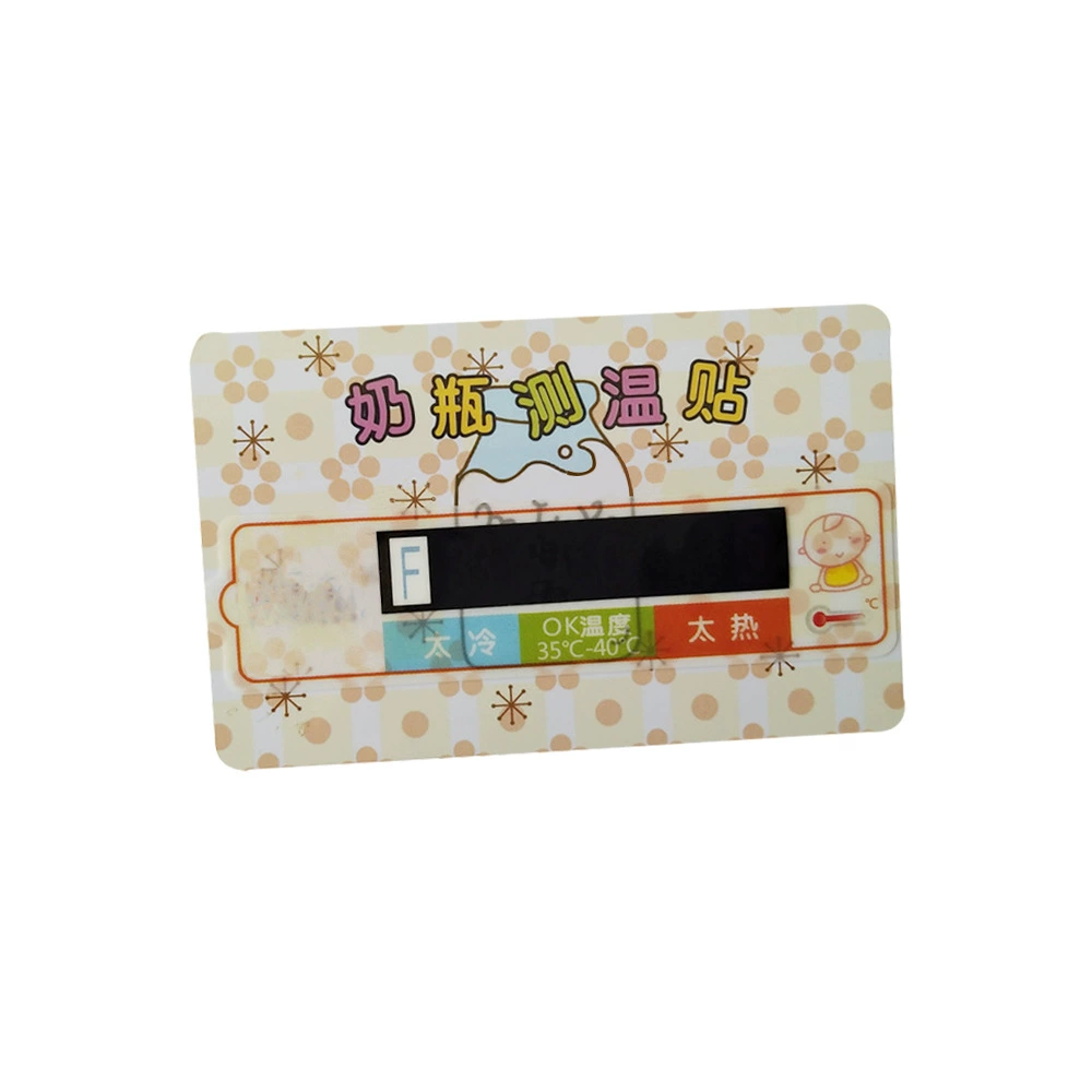 Поставка детской бутылочки температуры пасты без ртути ЖК-цифровой цветной термометр электростатической пленки материала температуры пасты