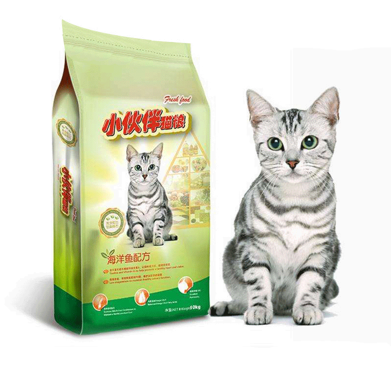 彩印宠物粮食包装袋塑料磨砂自封自立袋猫粮猫砂铝箔袋八边封批发
