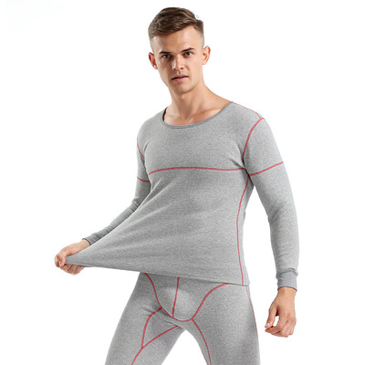 man keep warm Underwear winter man thickening Plush T-shirts Autumn coat Long johns Warm clothing suit factory wholesale