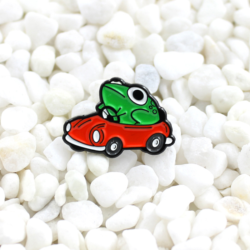 Trend fashionable cartoon cute happy cabriolet