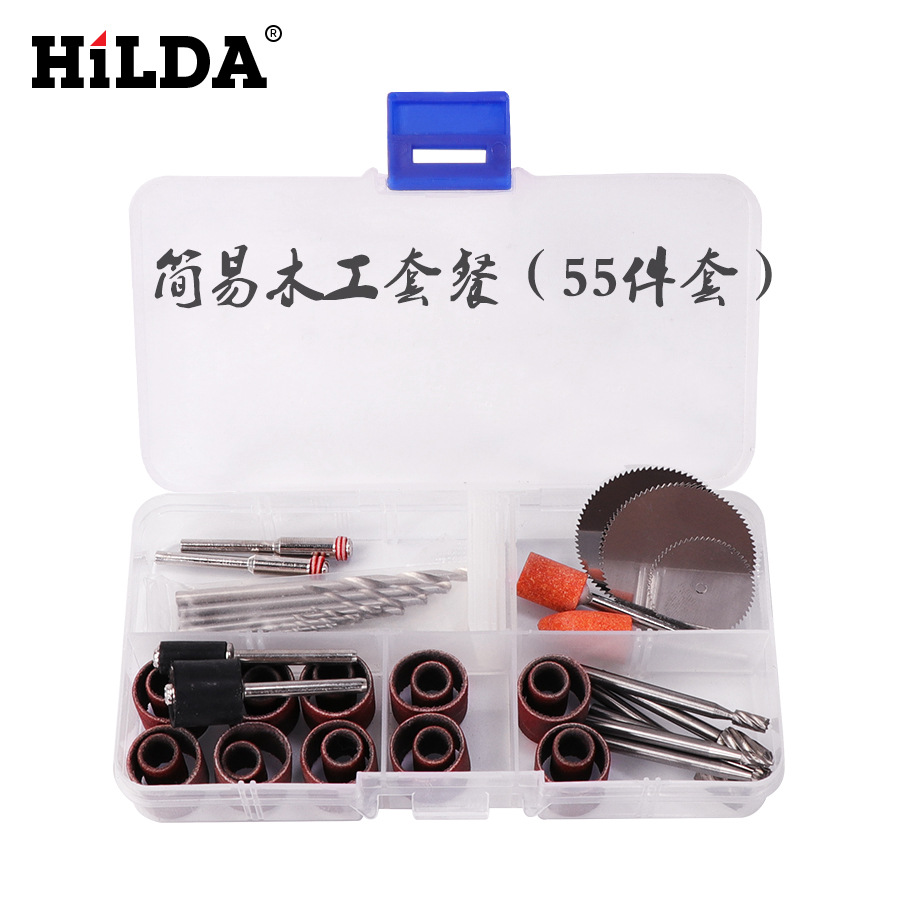 Directo de fábrica Hilda accesorios de molienda eléctrica traje de cabeza de molienda eléctrica cepillo de alambre cabeza de molienda de piedra Paquete de cabeza de molienda de diamante