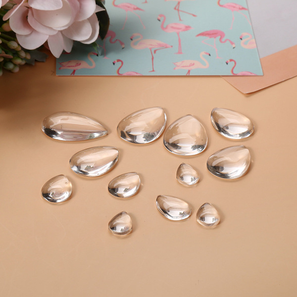 Glass creative accessory drop-shaped handmade
