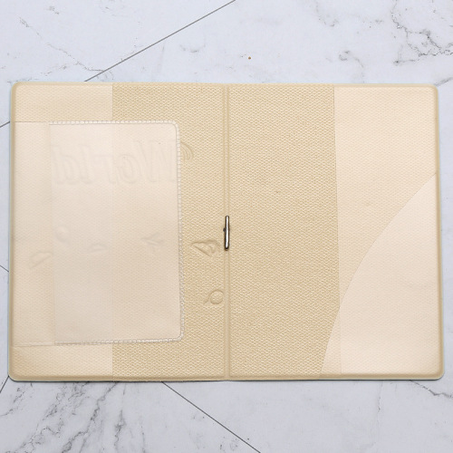 Travel around the world passport cover multifunctional passport document ticket storage folder passport leather bag