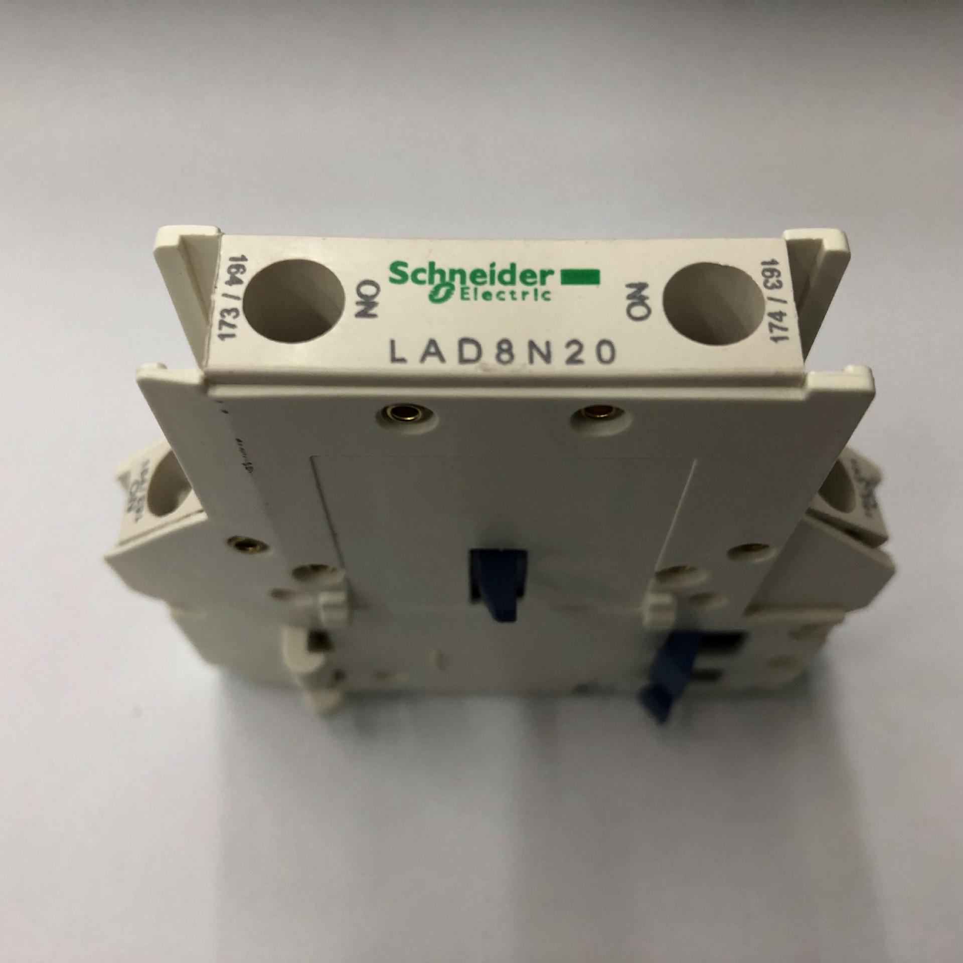原装正品LAD8N20 Schneider侧装二常开辅助触头