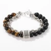 ZJ2259 Tiger Eye Stone Black Fruits