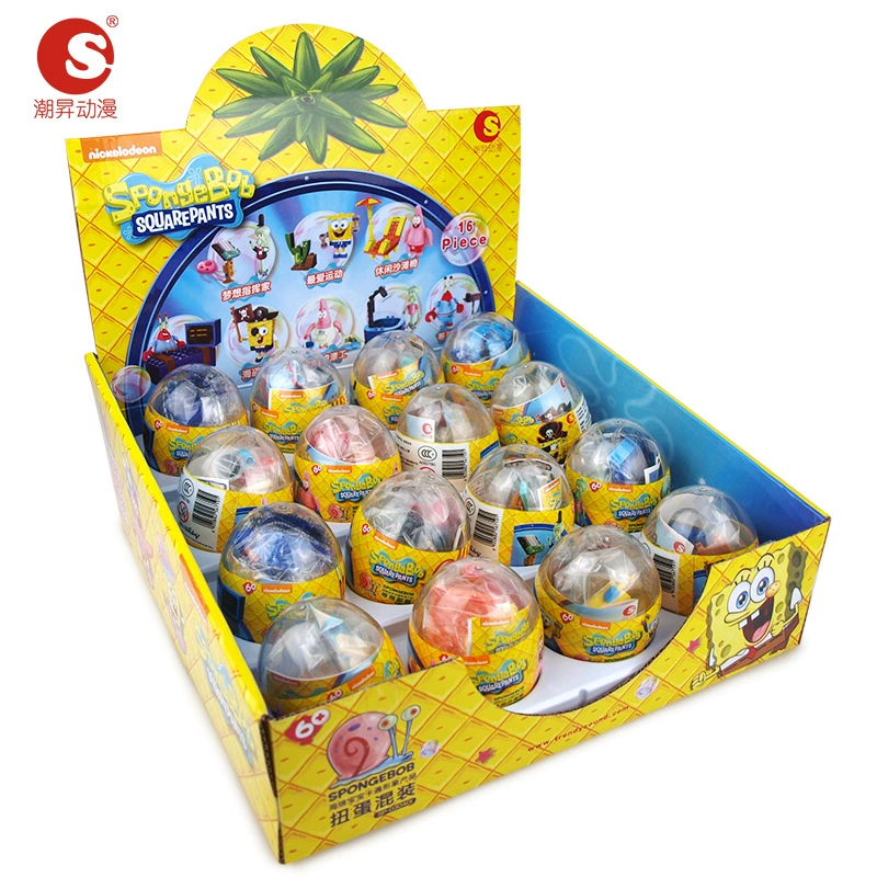 Капсульная игрушка gashapon Hello Kitty SpongeBob Plants vs. Zombies, набор мини-фигурок (случайный)