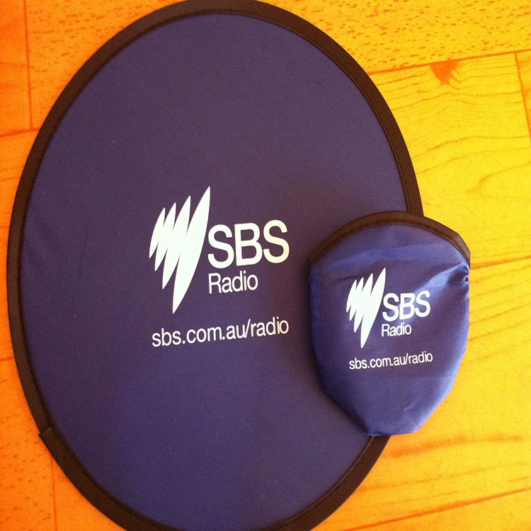 Складной вентилятор рекламный фрисби складной фрисби нейлон фрисби подходит для большого количества рекламных подарков