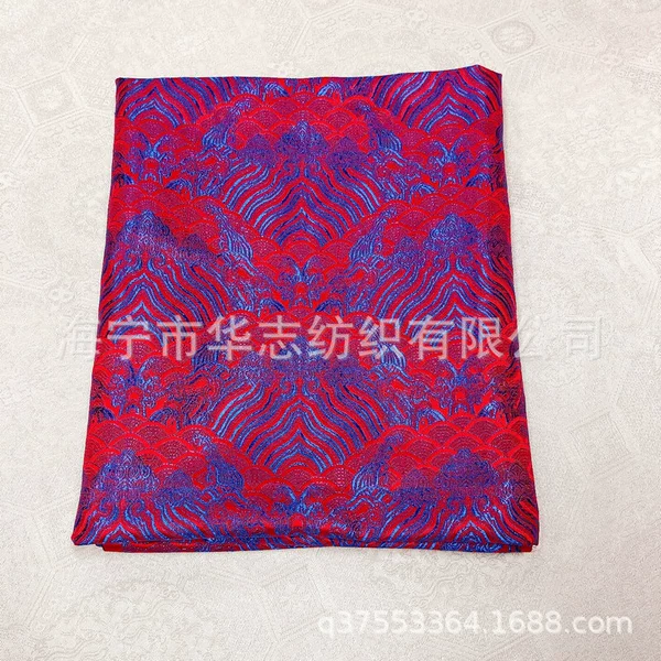Sapphire blue on red background
