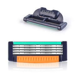 Gilwell Razor Manual 4-Blade Shaving System Classic Men's Beard Shaver Direct Manufacturer Supply