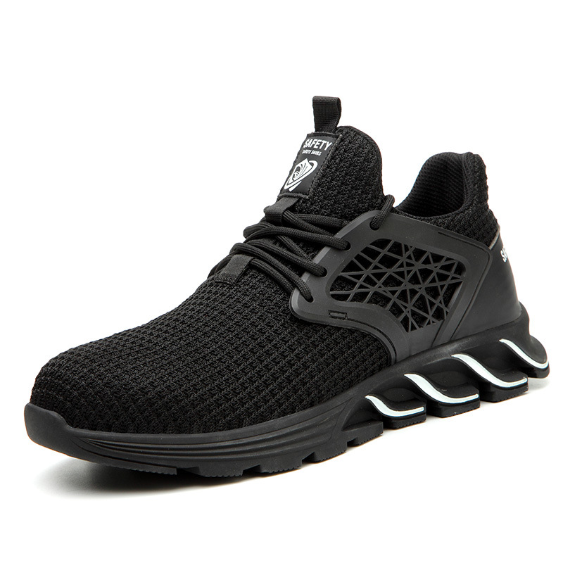 Cross-border preferido zapatos de protección laboral hombres puntera de acero estándar europeo anti-Smashing zapatos de seguridad anti-perforación ZAPATOS DE TRABAJO desodorante transpirable ligero