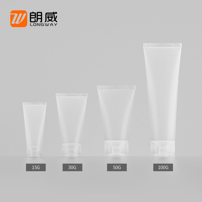 15g 30g 50g 100g manguera de luz brillante tubo de limpiador facial acondicionador de cabello embalaje crema de manos tubo de compresión