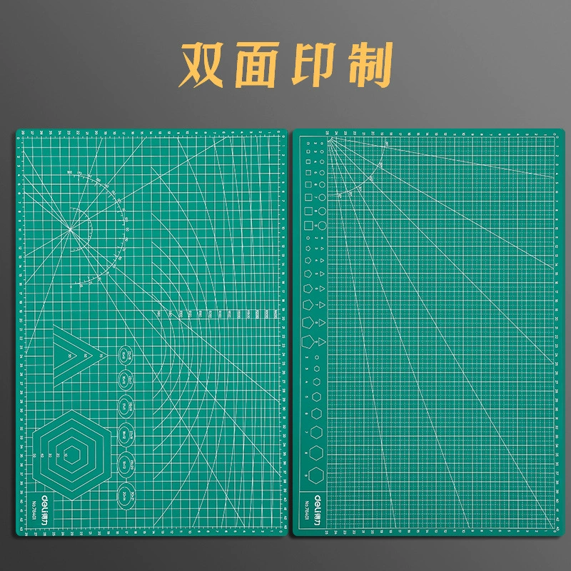 Cutting mat, mouse, green pack PVC, A4