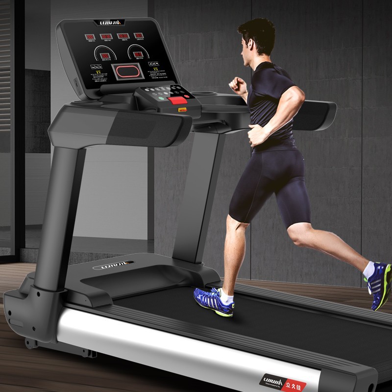 Caminadora eléctrica inteligente Lijiuji 6000S, equipo deportivo multifuncional para interiores, de uso comercial, para ejercicios aeróbicos.