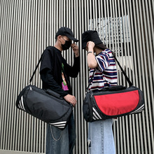 跨境货源大容量手提斜挎单肩包瑜珈包女游泳包干湿分离运动健身包