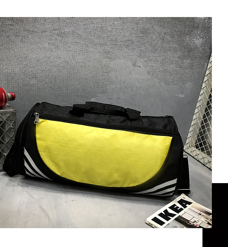 Costura negra y amarilla