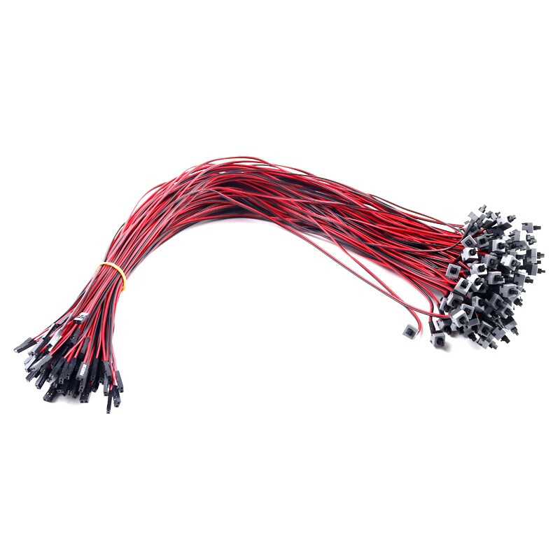 Host Switch Cable Jumper Switch Button Start Computer ATX Chassis Power Supply Motherboard Restart Cable Without Light