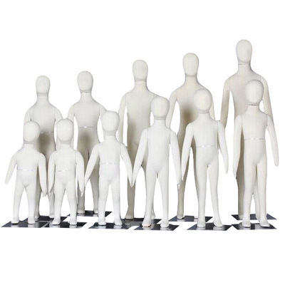 children model prop Body Showcase Display rack whole body men and women Child Children's clothing store Cloth bag base Model stand