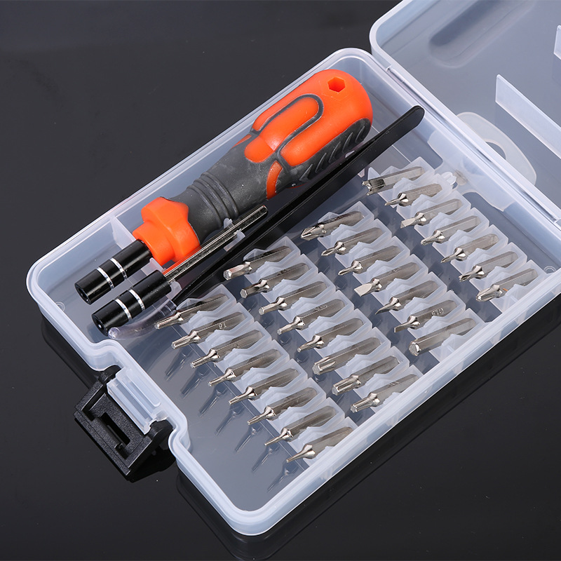 32-en-1 transfronteriza teléfono móvil reloj reparación desmontaje destornillador combinación traje Cruz-palabra ciruela destornillador caja