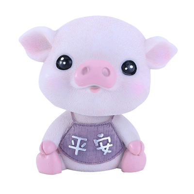 Car ornaments: pig car ornaments cute