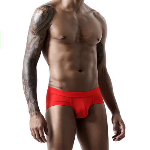 New men's underwear U convex bag modal sexy comfortable briefs large size low waist sports pants