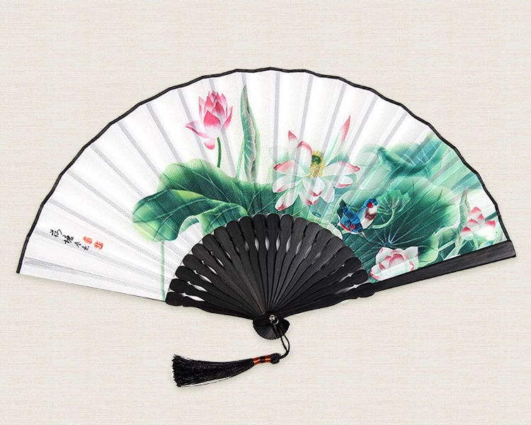 П Genuine Hanfu для мужчин и женщин, классический круглый веер, китайский стиль, подарок на день рождения
