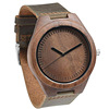 Watch, quartz belt engraved, genuine leather