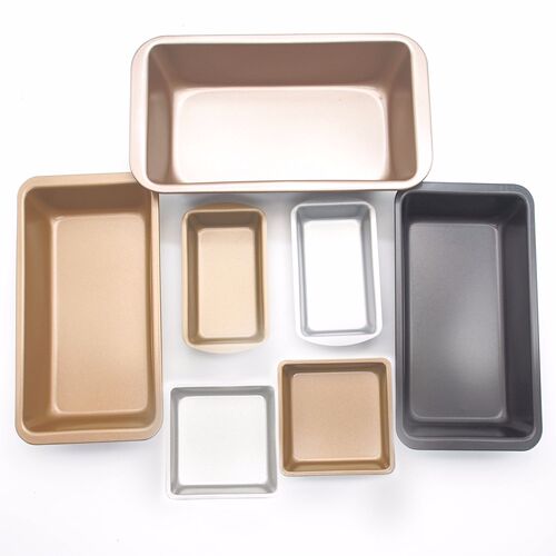 Simple rectangular non-stick bread baking pan cake mold square cake mold American toast box bakery shop