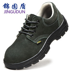 Labor protection shoes, anti-smash and puncture-proof safety shoes, wear-resistant, lightweight and breathable cowhide welding protective work shoes manufacturer