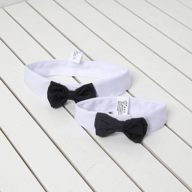 Accesorios para Bodas de Gatos Ji Zai Zai, Corbata de Moño Roja Festiva para Mascotas, Corbata de Moño de Doble Capa para Caballero