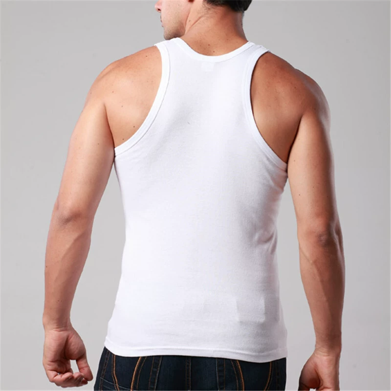 Lasa cotton summer sports body-friendly colored T-shirt sleeveless for leisure, wholesale