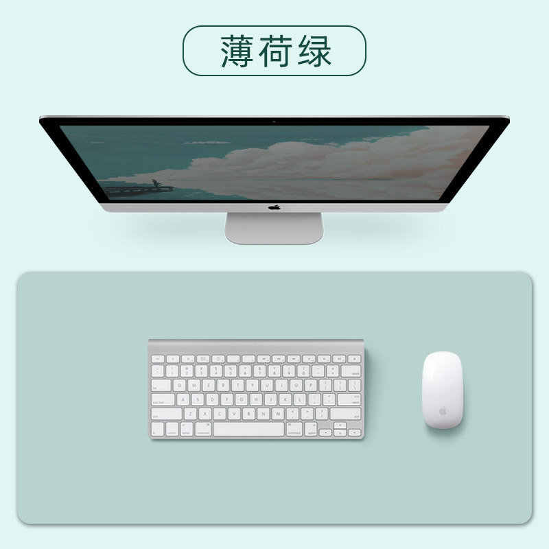 Alfombrilla de escritorio de oficina Alfombrilla de ratón de cuero de gran tamaño de doble cara Alfombrilla de escritorio impermeable para libros de computadora Alfombrilla de escritorio Alfombrilla de aprendizaje para niños