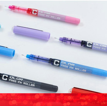 白雪159秘密填色花园彩色专用直液式彩色走珠笔中性笔0.38 签字笔