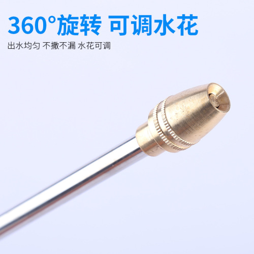 Factory Direct Selling Electroplated High-Pressure Car Wash Nozzle Household Car Wash Nozzle Garden Watering Tool Alloy Electroplated Water Gun