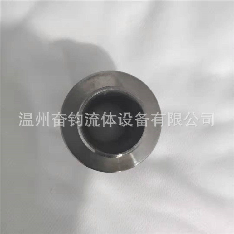 304不锈钢单头丝穿墙套管 洁净工程彩钢板装饰套管过墙管单片套管