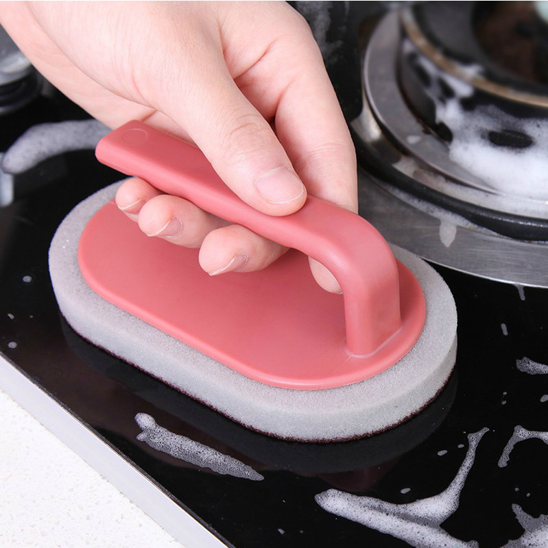 Emery Magic Sponge Wipe Kitchen with Handle Diamond Brush Pot Bottom Pot Strong Decontamination Cleaning Brush Emery Magic Sponge Wipe Kitchen with Handle Diamond Brush Pot Bottom Pot Strong Decontamination Cleaning Brush