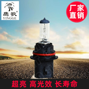 Cross-border hot sale HB1/9004 12V100/80W clear light car halogen headlight fog lamp