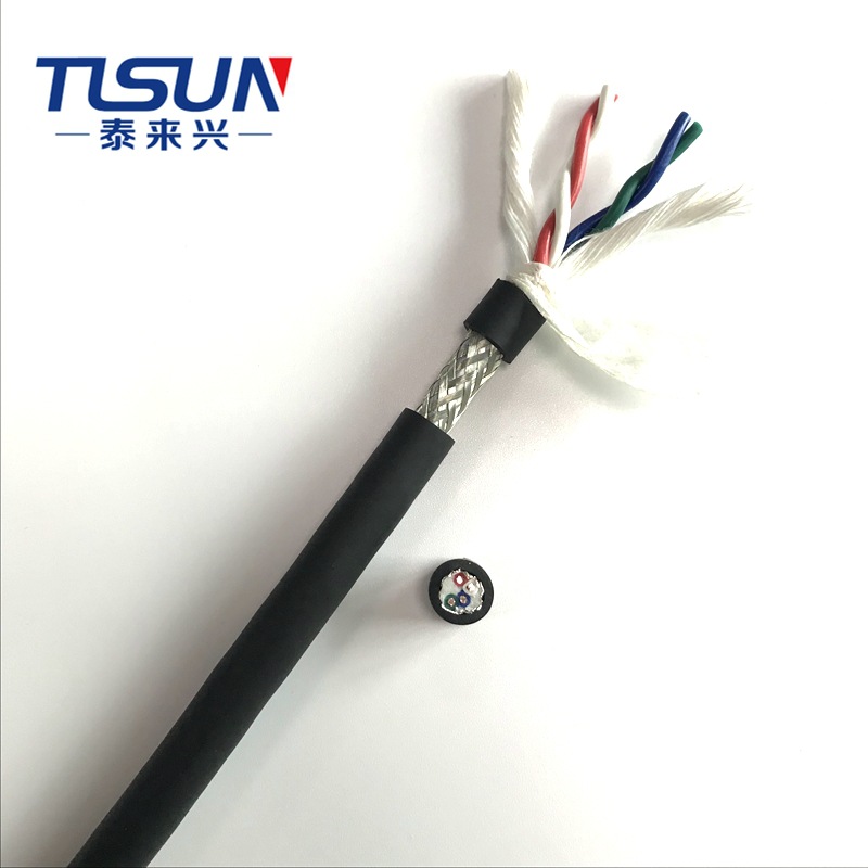 伺服编码器线 拖链高柔性双绞电缆 HF-CY(ST)5x2x0.15mm2 屏蔽