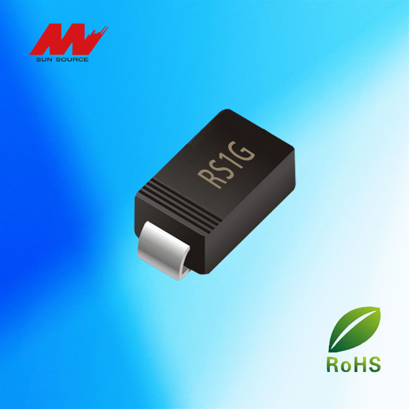贴片快恢复整流二极管RS1G  1A 400V  SOD-123FL SMAFL SMA