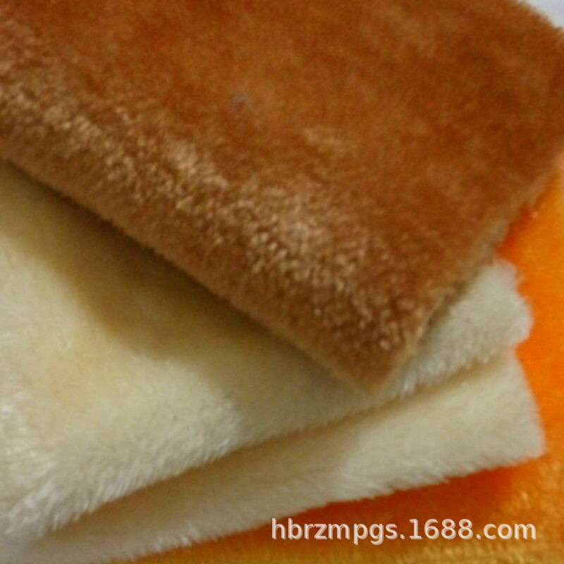 大衣棉裤黄金绒 护膝护腰马甲绒布面料各色摆地摊单面保暖毛绒布