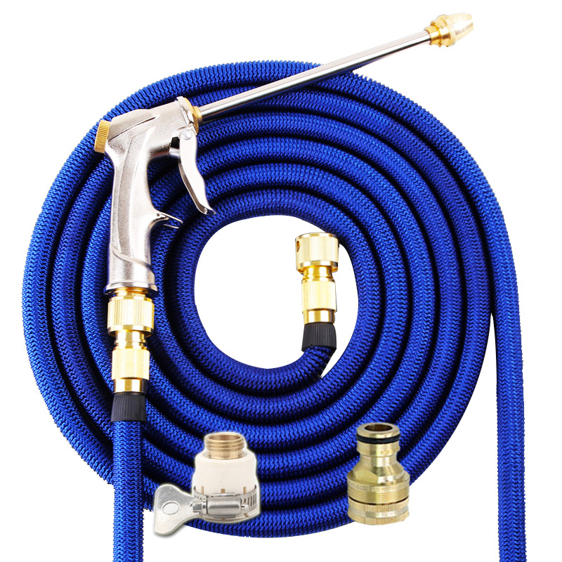 高压洗车水枪家用伸缩水管软管汽车冲车水抢喷头浇花洗车工具套装