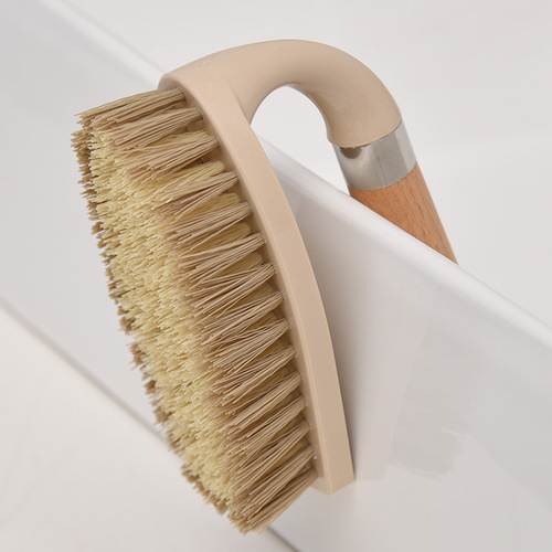 One Wooden One Craftsman Wooden Laundry Scrubbing Shoes Multi-Purpose Cleaning Brush Bathroom Floor Brush LOGO
