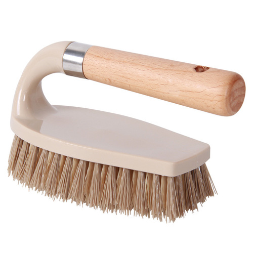 One Wooden One Craftsman Wooden Laundry Scrubbing Shoes Multi-Purpose Cleaning Brush Bathroom Floor Brush LOGO