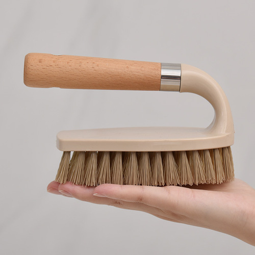 One Wooden One Craftsman Wooden Laundry Scrubbing Shoes Multi-Purpose Cleaning Brush Bathroom Floor Brush LOGO