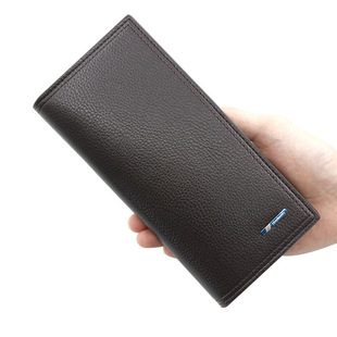 New casual long men's wallet simple plus circumference men's clutch coin purse card holder wallet