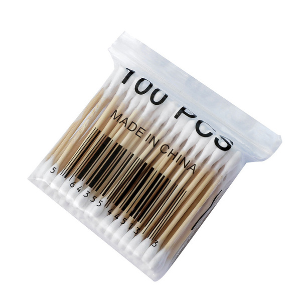 High quality double-sided disposable cotton swabs